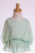  Minty Lace Top