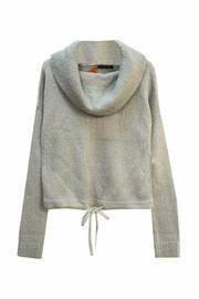  Turtleneck Tie Sweater