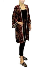  Floral Velvet Duster