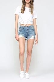  Sofie-distressed Mom Shorts