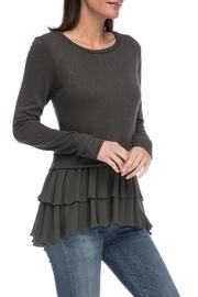  Double Ruffle Blouse