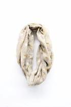  Taupe Dot Infinity Scarf