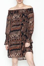  Brown Sheer Dress