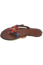  Clemson Tiger-leather Sandals