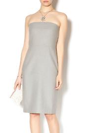  Gray Back Slit Dress