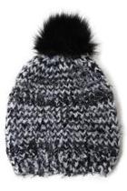  Boucle Feathered Beanie