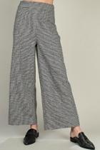  Houndstooth Wide-leg Pant
