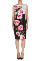  Floral Back-zip Dress