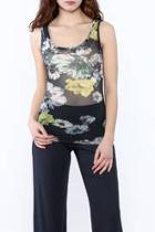  Daisy Slate Mesh Tank