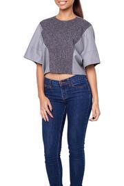  Grey Crop Top
