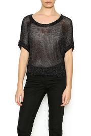  Black Metallic Sweater