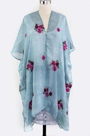  Embroidered Floral Cardigan