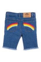  Rainbow Jean Shorts