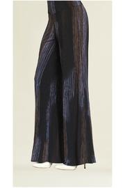  Pin Stripe Print Palazzo Pant