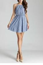  Chambray Floral Dress