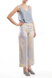  V-neck Top Light-blue