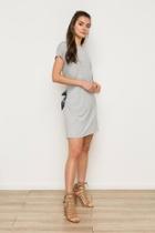  Peek-a-boo Flannel Dress