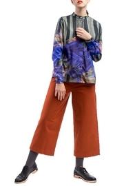  Blouse Print Dark