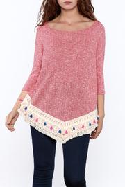  Rose Poncho Top