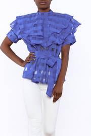  Organza Windowpane Top