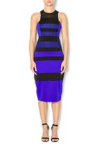  Blue/black Midi Dress