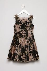  Floral Brocade Dress