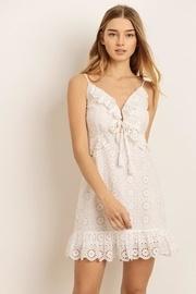  Eyelet Midi Dress
