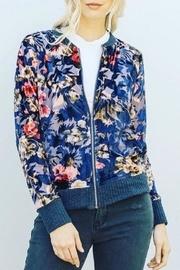  Burnout Velvet Bomber-jacket