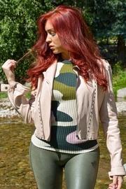  Leather Stud Jacket