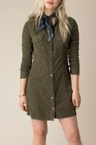  Cord Snap Dress