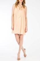  Pink Pleated Dress