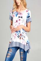  Silver Hem Top