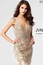  Gold Embroidered Dress