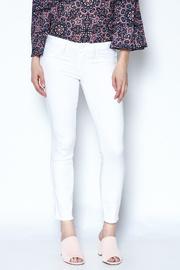  White Skinny Cropped Jeans