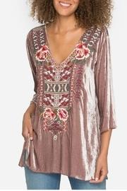  Rose Velvet Blouse