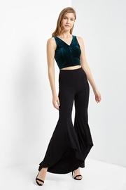  Hi-lo Ruffle-hem Pants