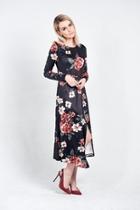  Floral Dip Dress