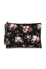  Floral-print Wristlet Cosmetic-bag