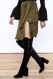  Olive Wrap Skirt