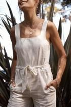  White Denim Jumpsuit