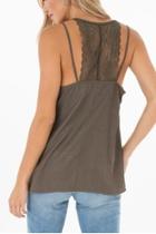  Olive Lace Cami