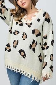  Plus Leopard Sweater