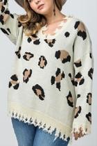  Plus Leopard Sweater