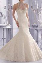  Halter Top Bridal Gown