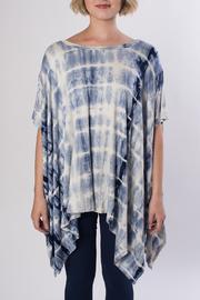  Blue Tie-dye Tunic