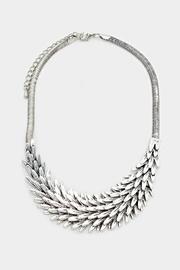  Silver Feather Necklace