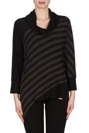  Striped Cowl Top