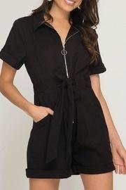  Front Zip-up Romper