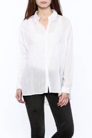  Pink And White Button Down