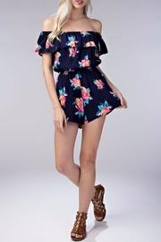  Ruffled Floral Romper